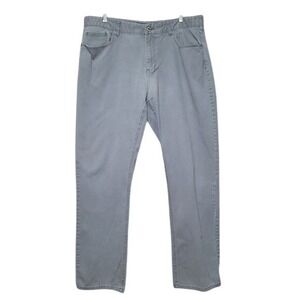 Iron Co pants Men's 38/32 Gray Dress Chino‎ Golf Career Workwear Business Casual